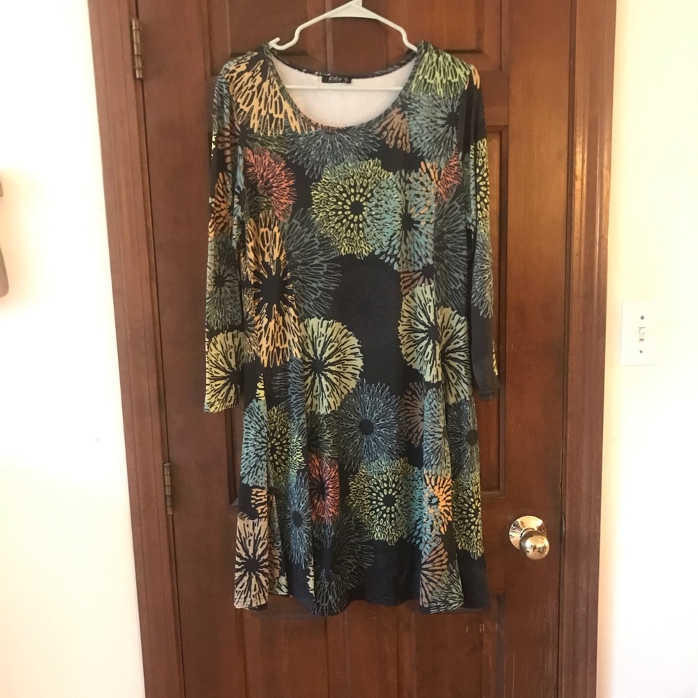 Long sleeve swing dress by Lily